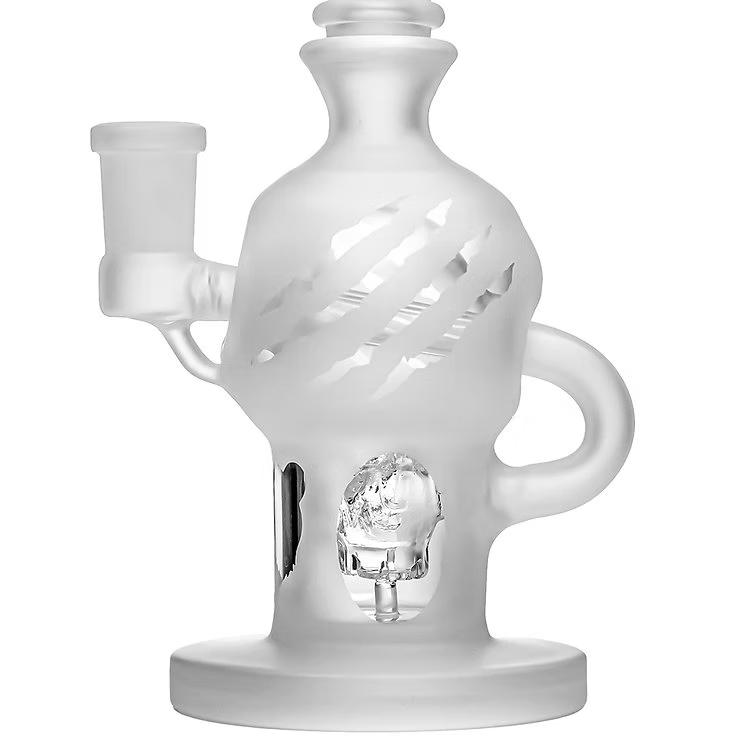 Bear Quartz Worked Sandblasted Sphere Box