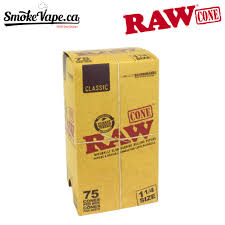 Raw Classic 1 1/4 Cone 75 count