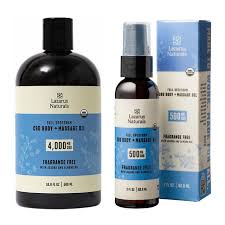 Lazarus Naturals Body Massage Oil Full Spectrum CBD