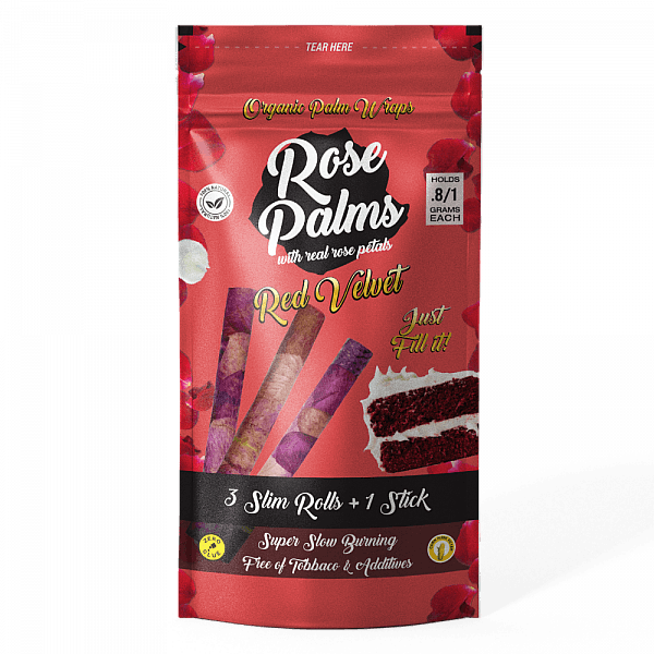 Rose Palm Slim Rolls 1G 3pk