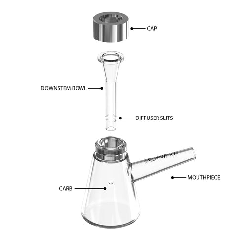White Rhino EZ Clean Bubbler (Multiple Styles)