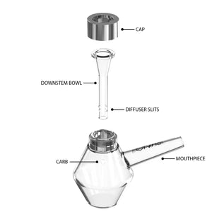 White Rhino EZ Clean Bubbler (Multiple Styles)