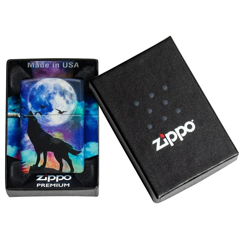 Zippo Lighter $41.95 - Wolf Design