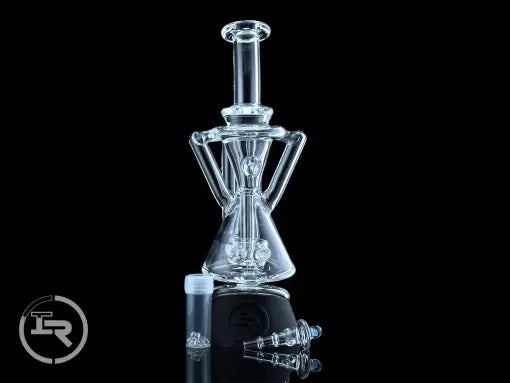 Iridescent Glass: GLASS: “DUALCYCLER” Faceted Box Set Bundle – Peak Top