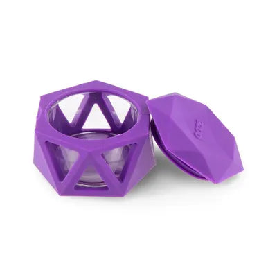 Ooze Geode Silicone Covered Glass Container