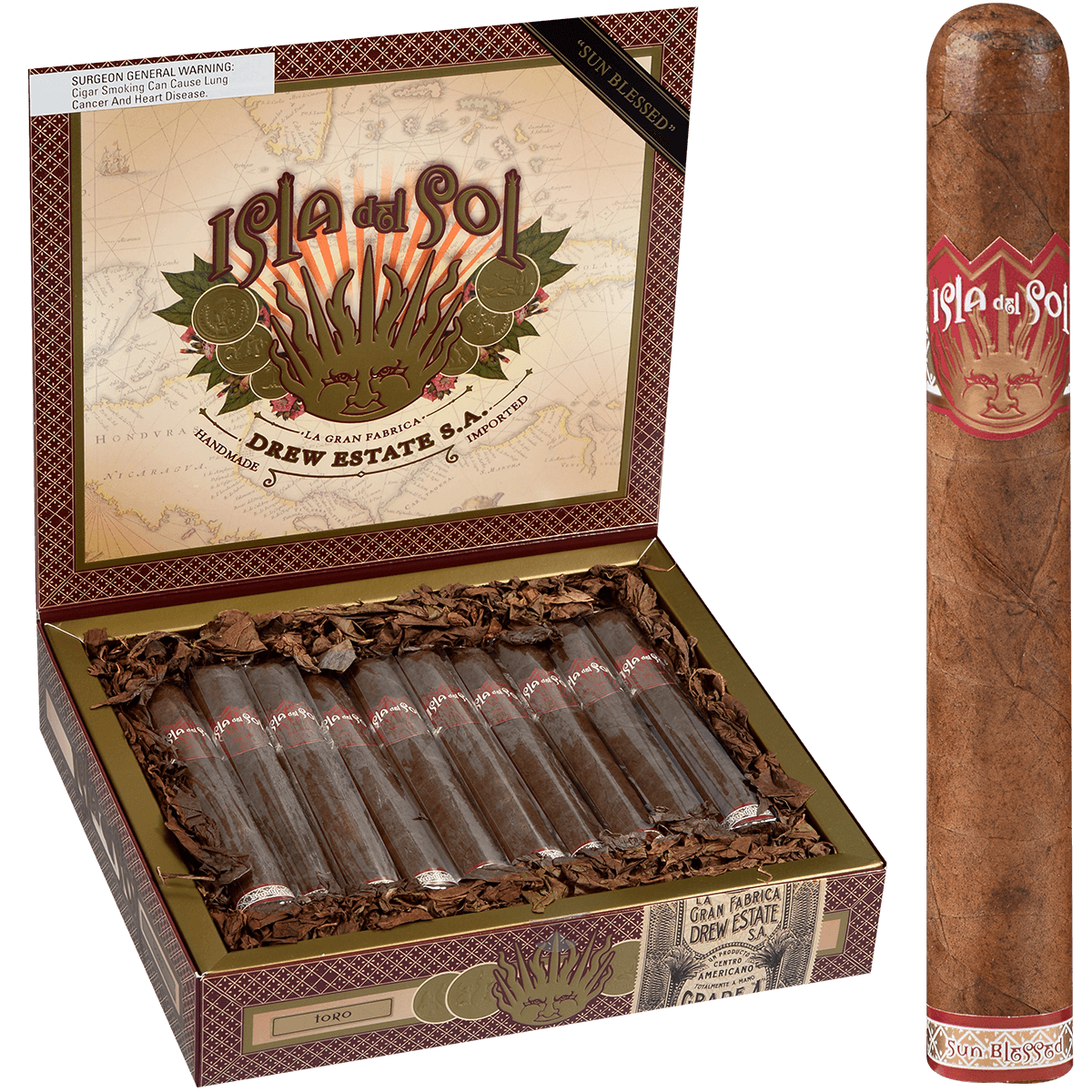 Isla Del Sol Sun Grown Toro