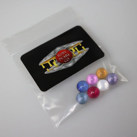 Ruby Pearl Co-7pk : 6mm