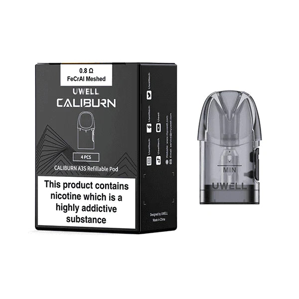 Uwell Caliburn AS3 Pod 2ml 4pk