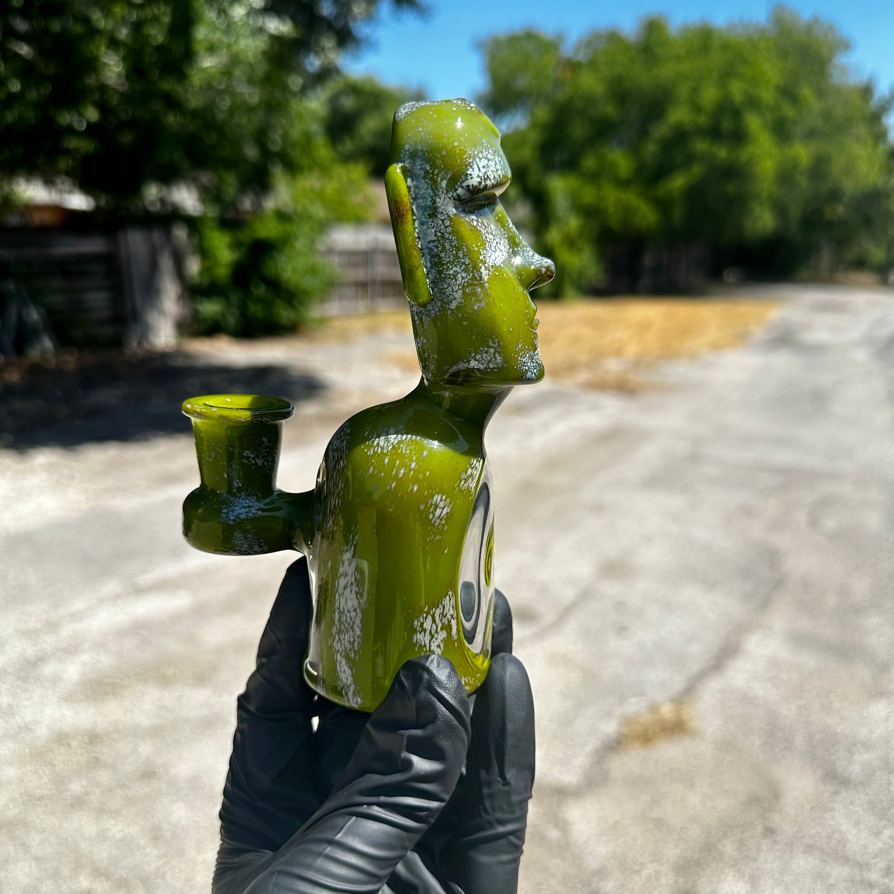 Catalyst Glass - Moai Rig Timber Green