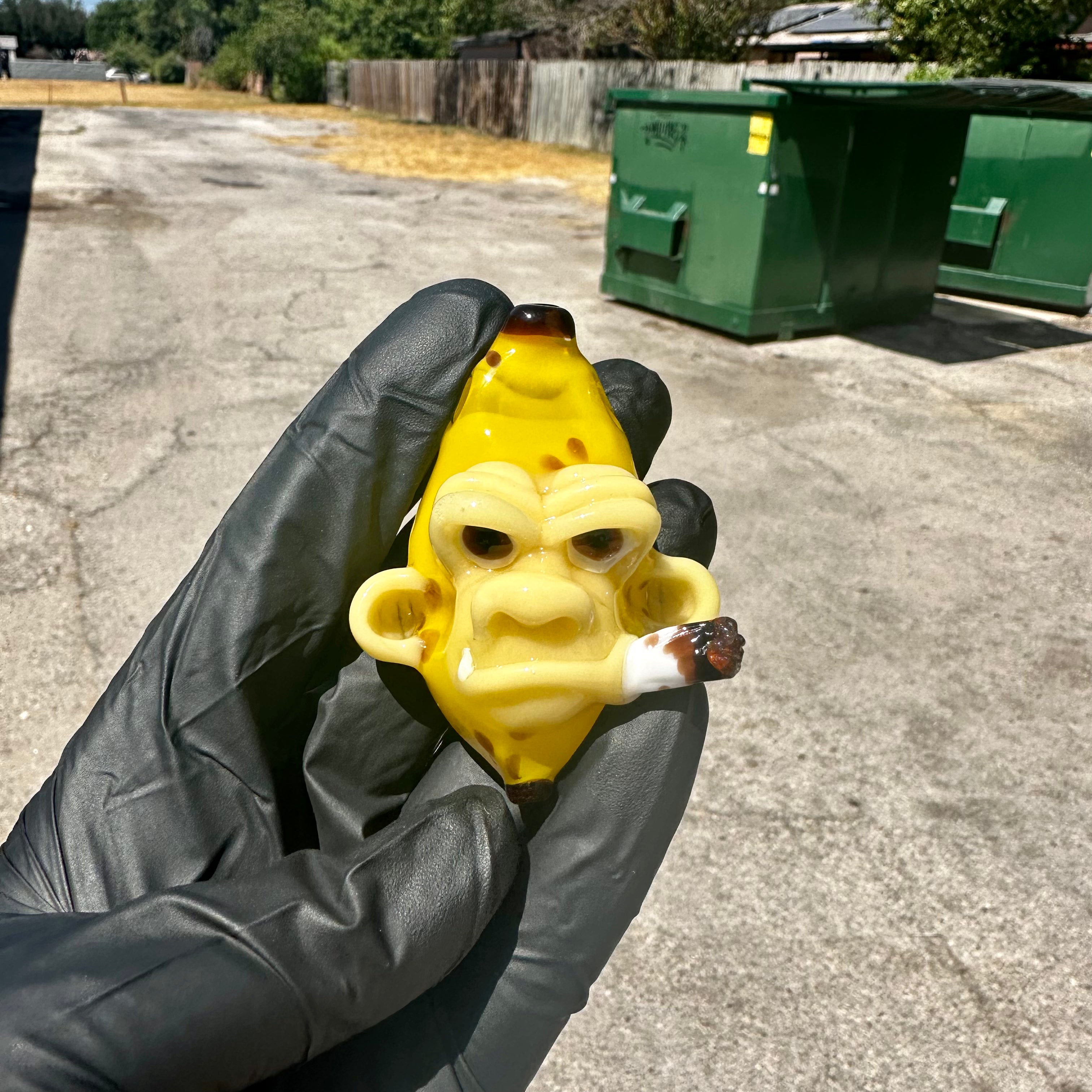 Catalyst Glass - Banana Smokin' Chimp Pendy