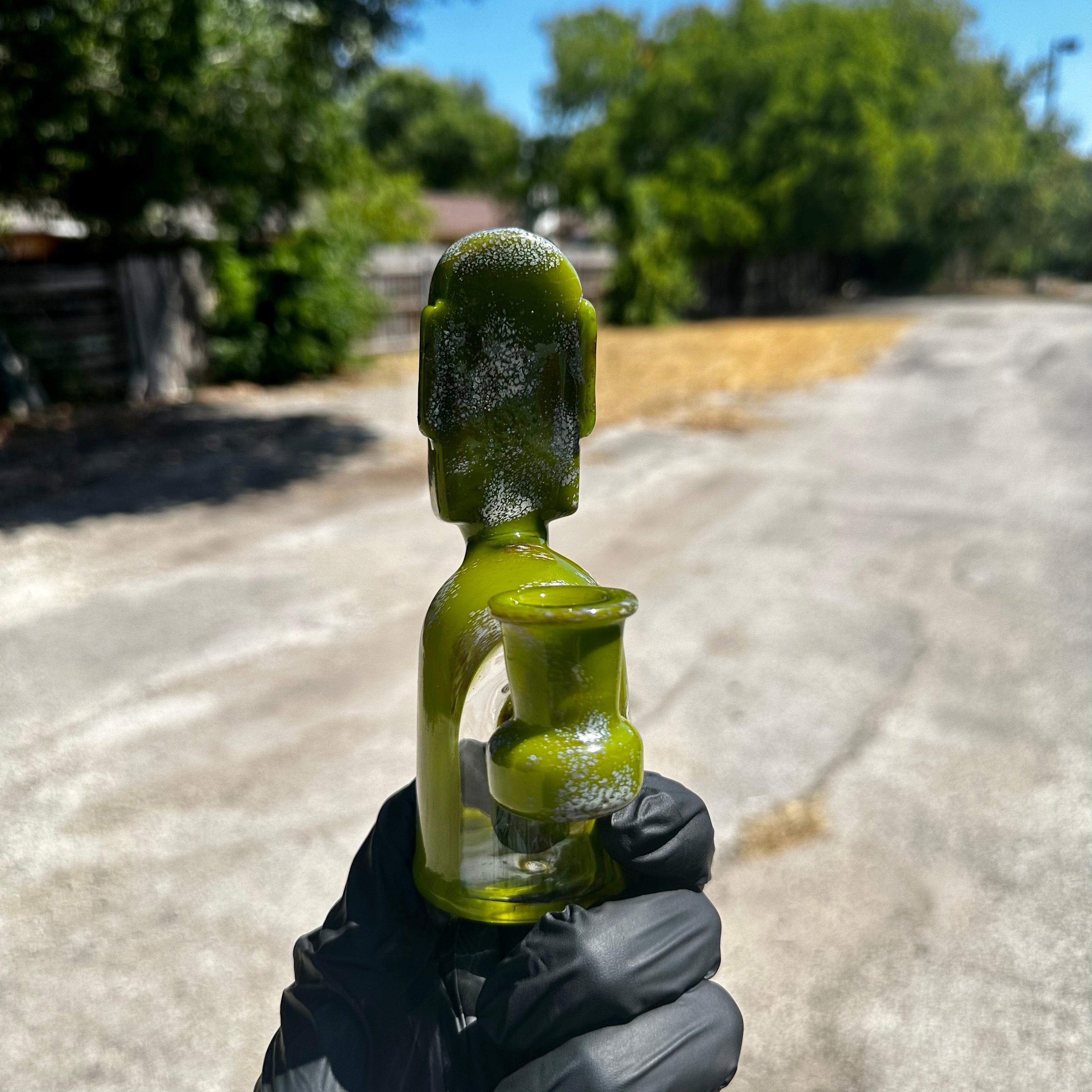 Catalyst Glass - Moai Rig Timber Green