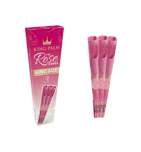 King Palm Rose Petal Cones King Size 3pk
