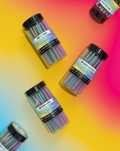 Blazy Susan Color Combo Cones 50pk