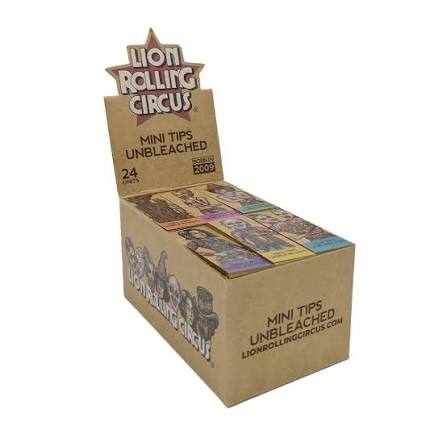 Lion Rolling Circus Unbleached Mini Tips Book