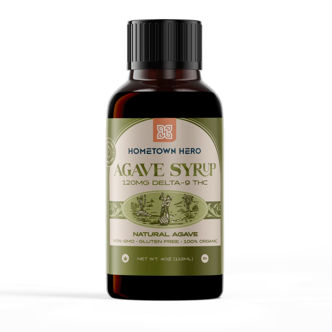 Hometown Hero THC Agave Syrup 4oz/120mg