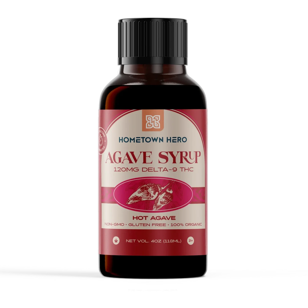 Hometown Hero THC Agave Syrup 4oz/120mg
