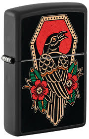 Zippo Lighter $33.99 - Crow Tattoo