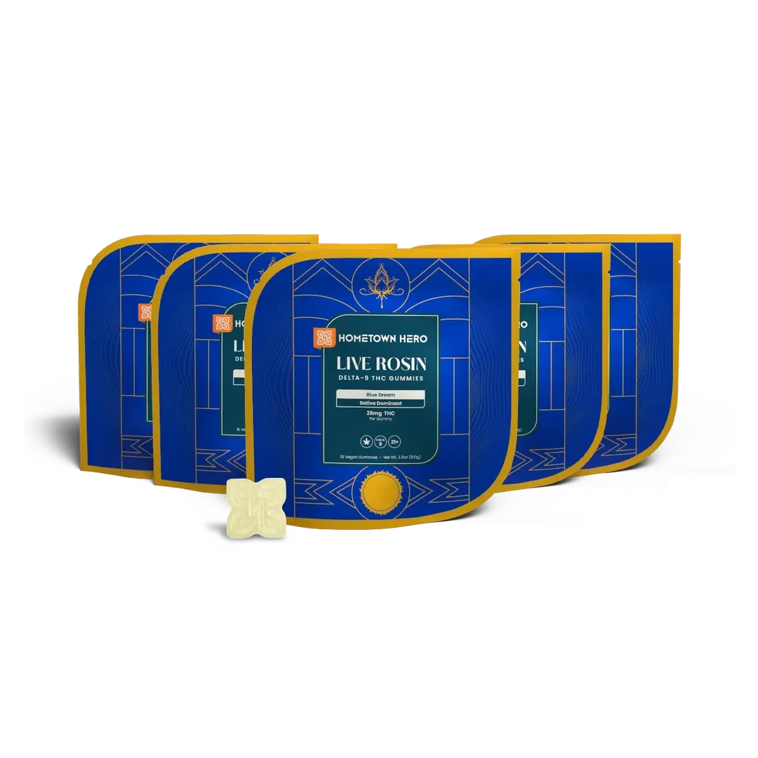 Hometown Hero Canna Classic D9 THC gummies 25mg/10ct