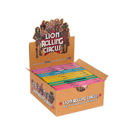 Lion Rolling Circus Unbleached French Paper plus Tips