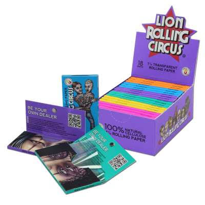 Lion Rolling Circus Transparent Papers 13x5cm