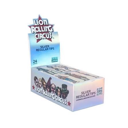Lion Rolling Circus Silver Line Tips Book 50ct