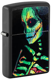 Zippo Glowing Skull