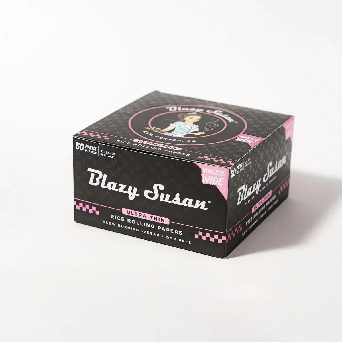 Blazy Susan Ultra Thin Rice Rolling Papers - King Size Wide