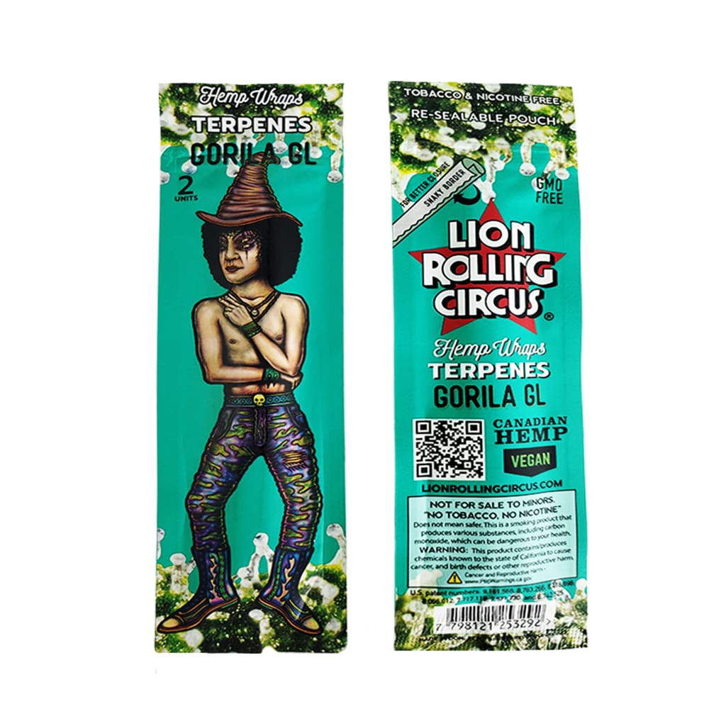 Lion Rolling Circus Terpene Infused Wraps - $1.69