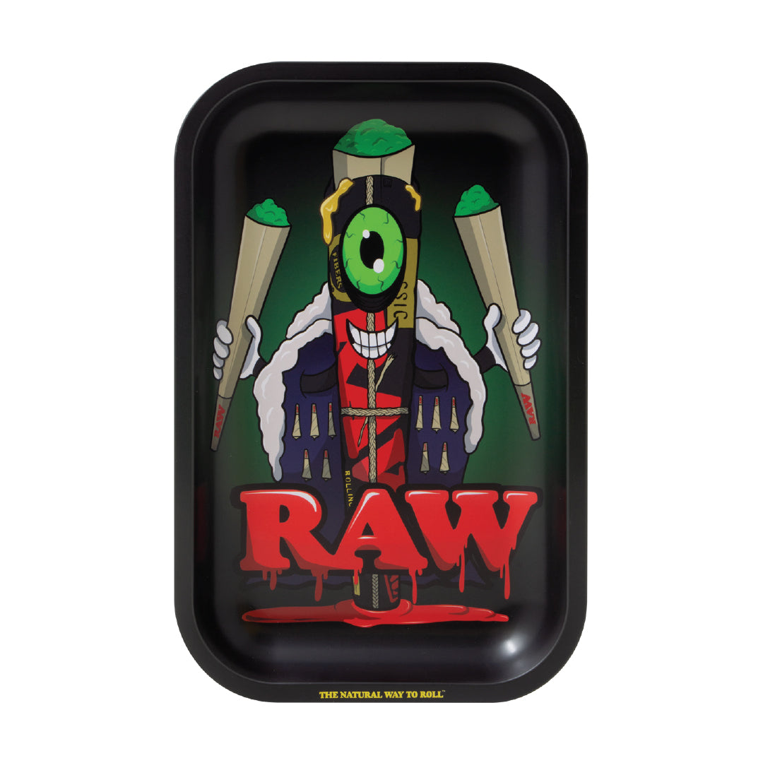 Raw Rolling Tray - Black Cone Monster (Small)