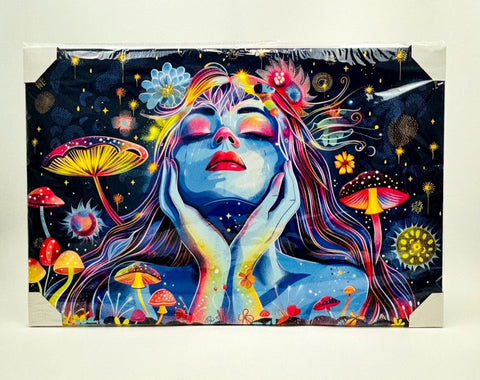 Canvas Print Poster - Mushroom Lady