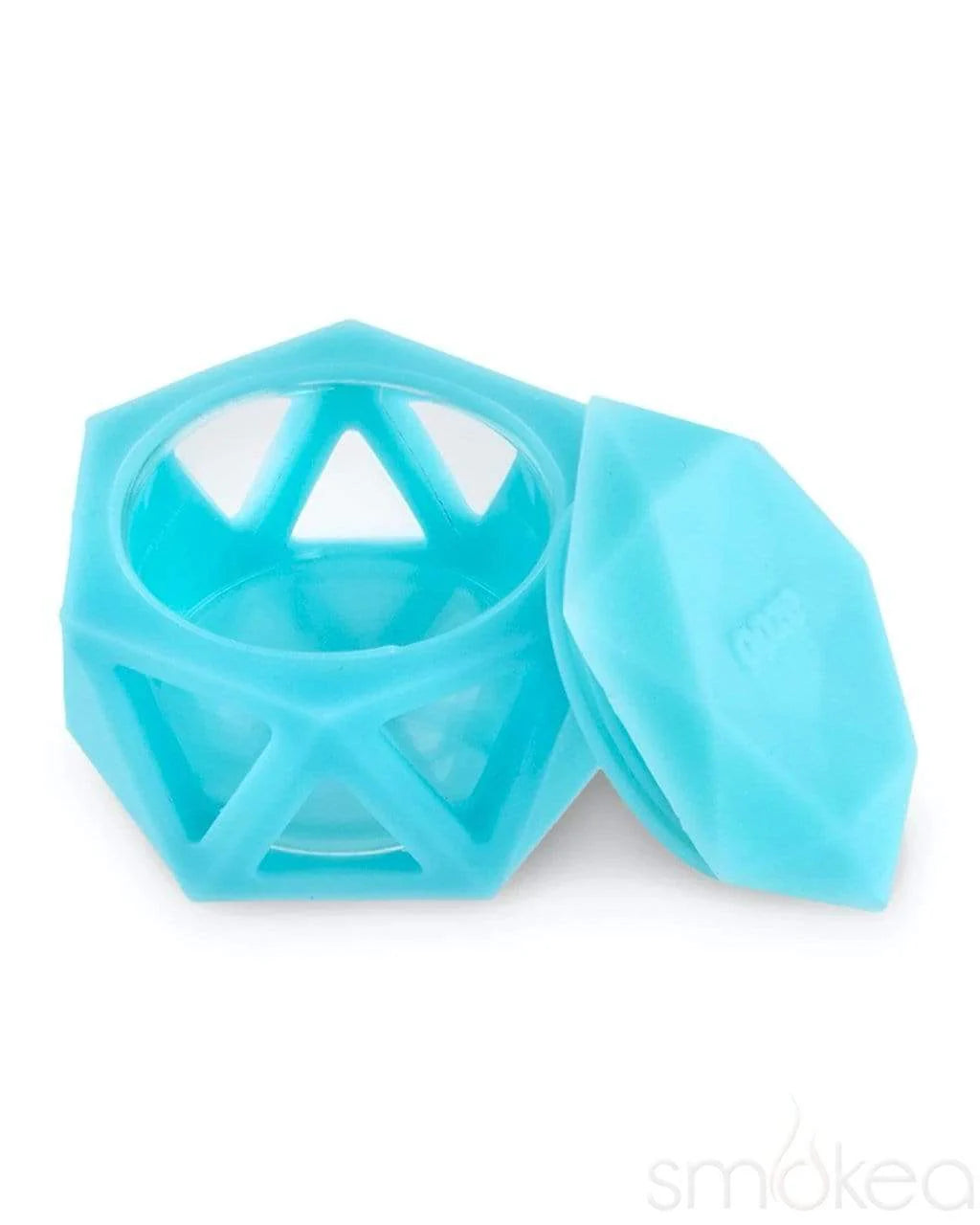 Ooze Geode Silicone Covered Glass Container