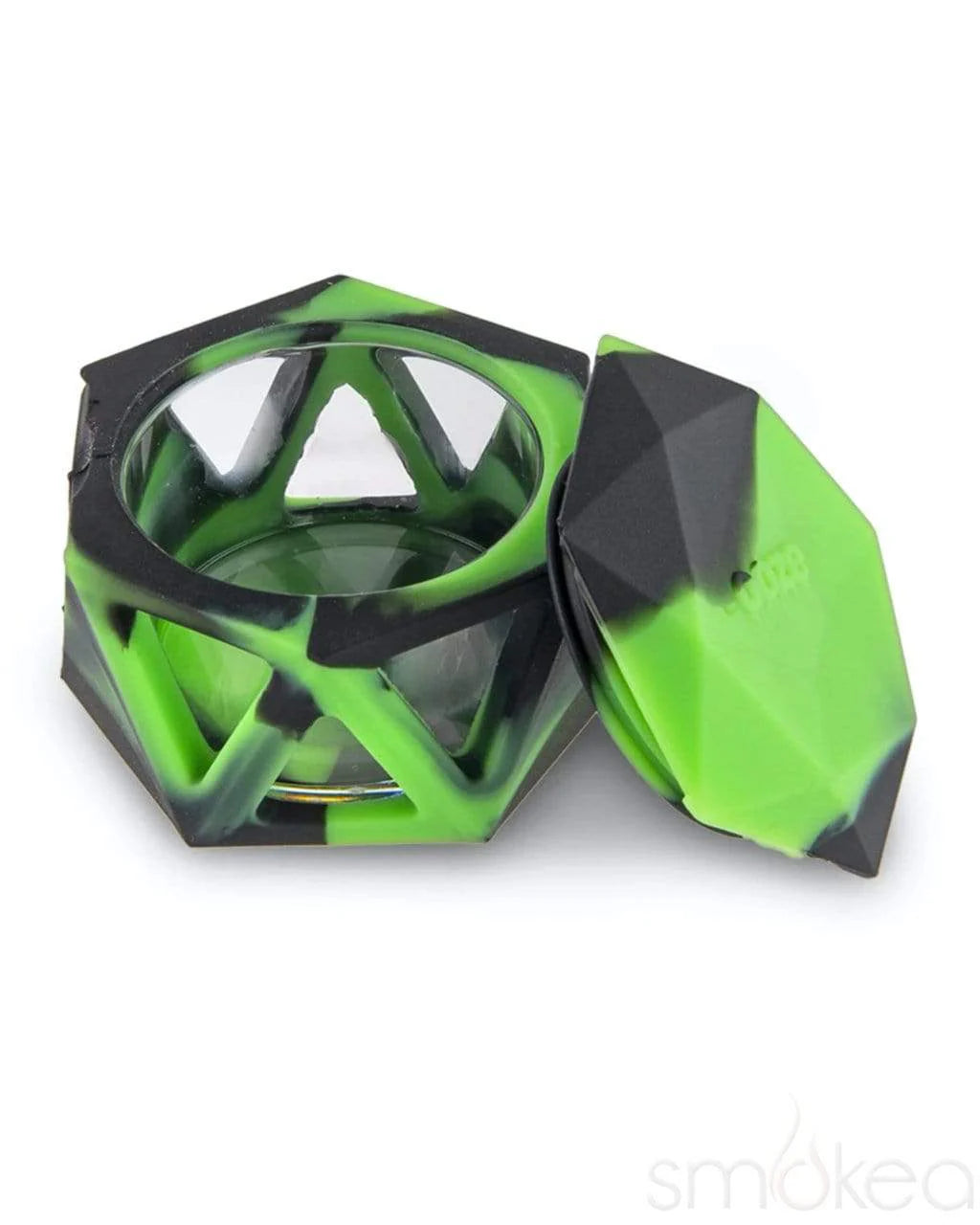 Ooze Geode Silicone Covered Glass Container