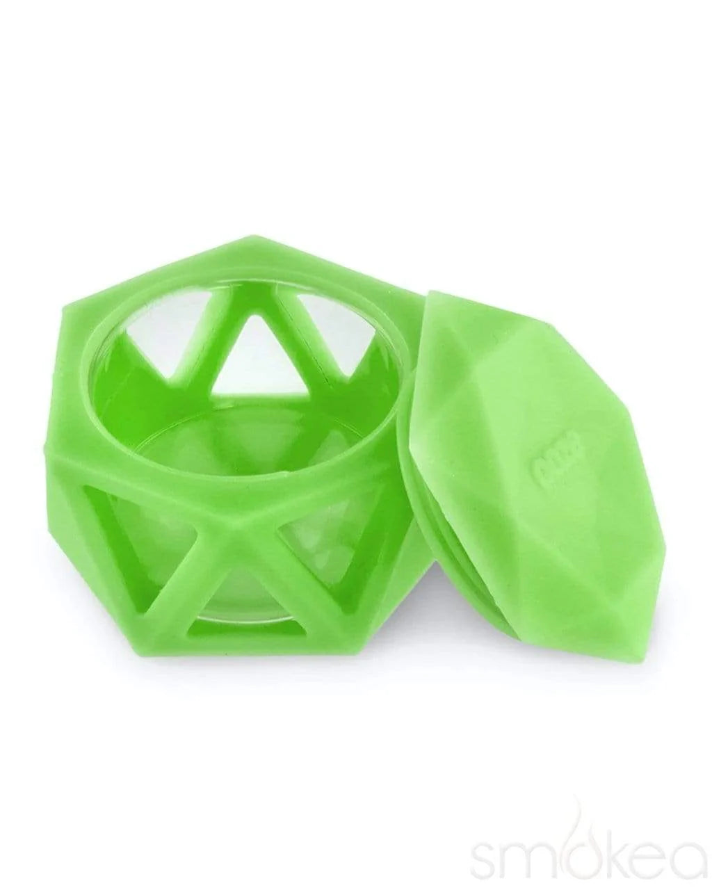 Ooze Geode Silicone Covered Glass Container