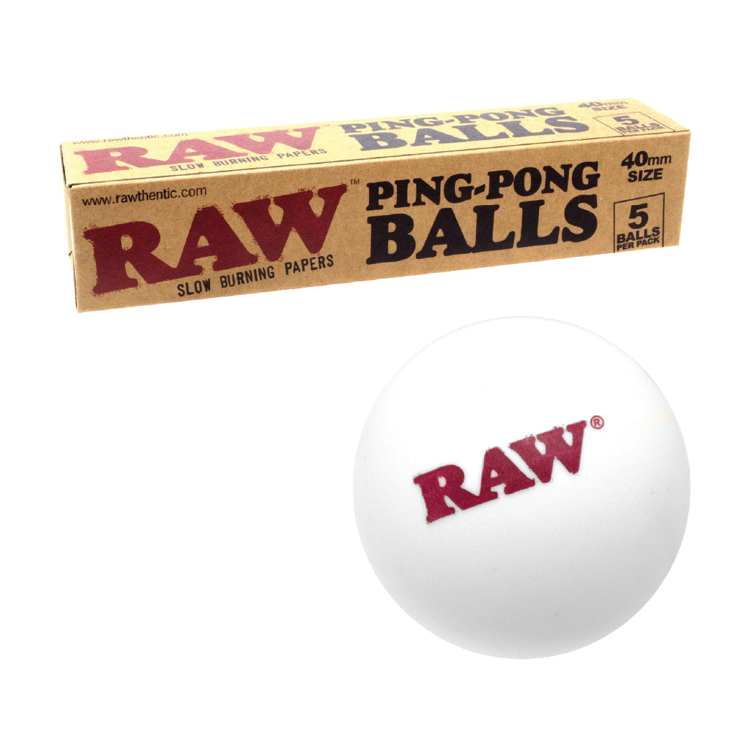 Raw Ping Pong Balls - 5 pack