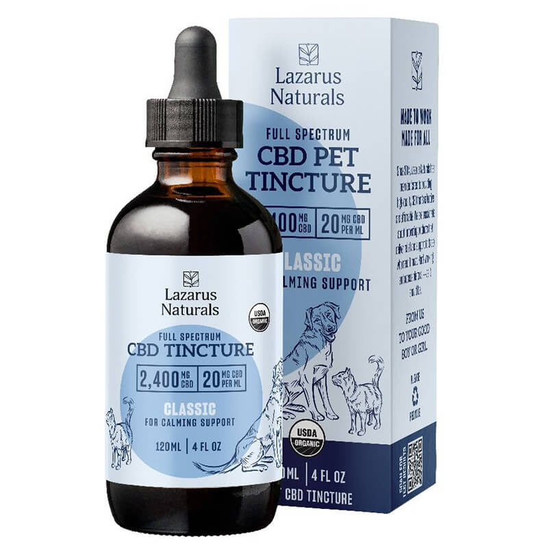 Lazarus Naturals CBD Pet Tincture 120ml 2400mg