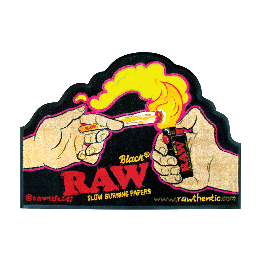 Raw Door Mats - Raw Black Lit