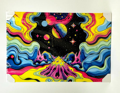 Canvas Print Poster - Rainbow Galaxy