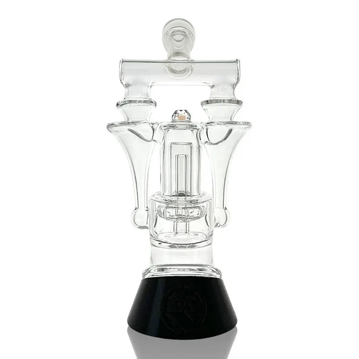 RBR Squared Puffco Peak Attachment by Iridescent Glass