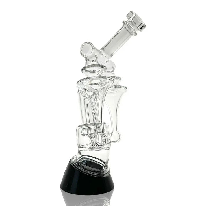 RBR Squared Puffco Peak Attachment by Iridescent Glass