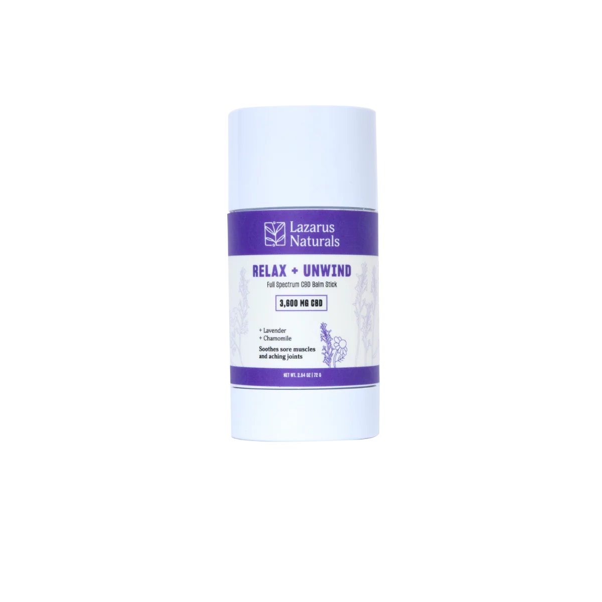 Lazarus Naturals Full Spectrum CBD Balm- Relax+Unwind