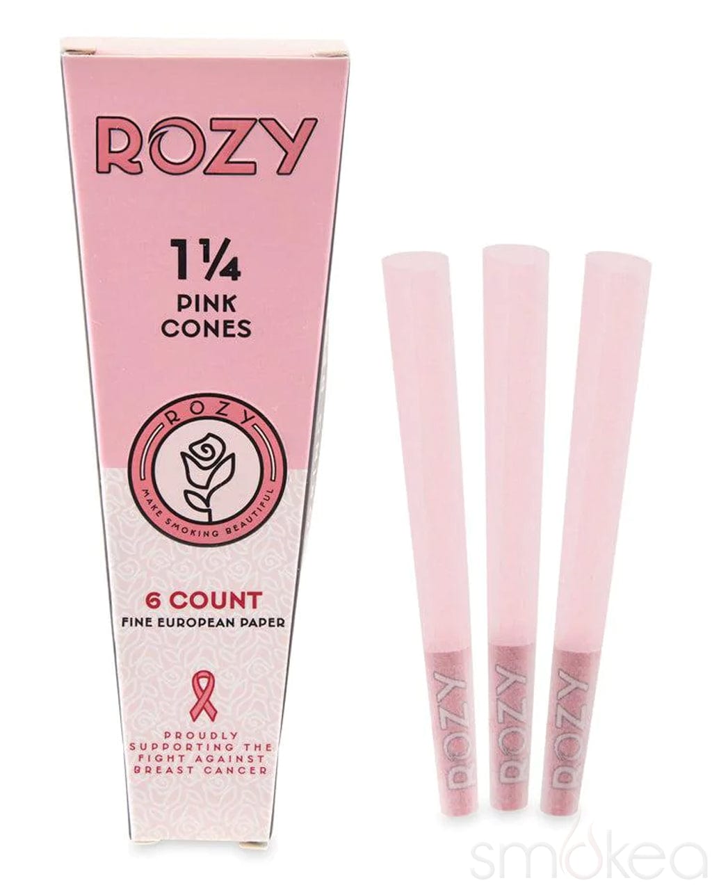 Rozy Pink Cones-6pk : 1 1/4