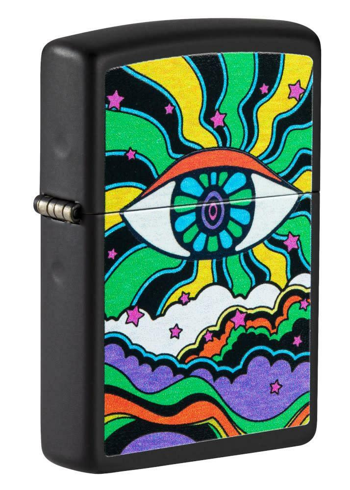 Zippo Lighter $33.95 - Black Light Eye