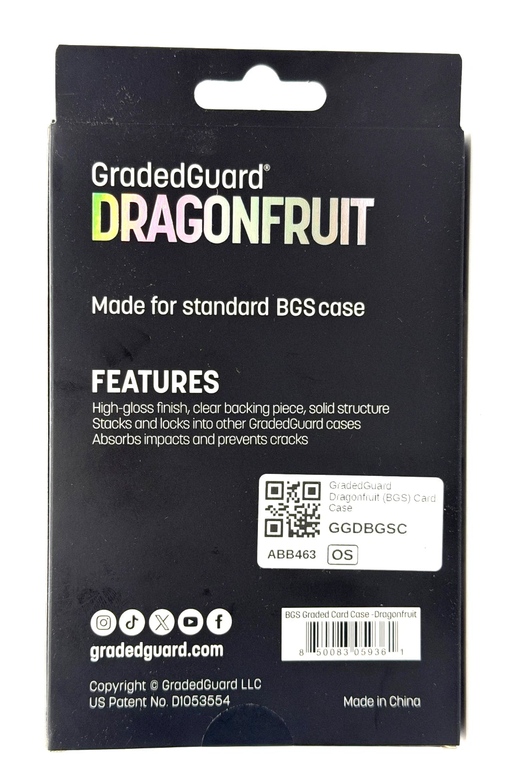GradedGuard BGS Graded Case Guard Protector Dragonfruit Limited Edition New