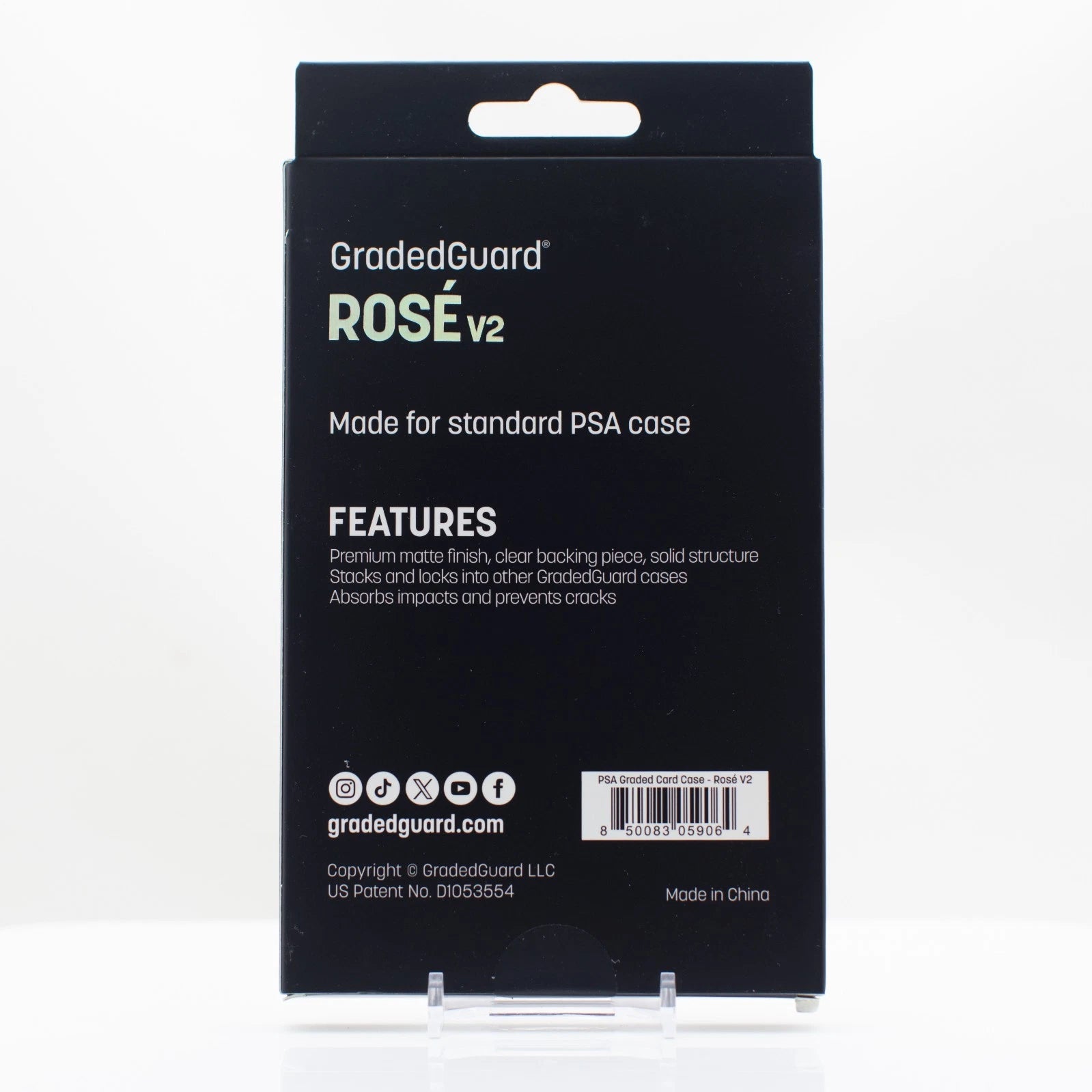 GradedGuard PSA Graded Case Guard Protector Rose V2 Limited Edition New