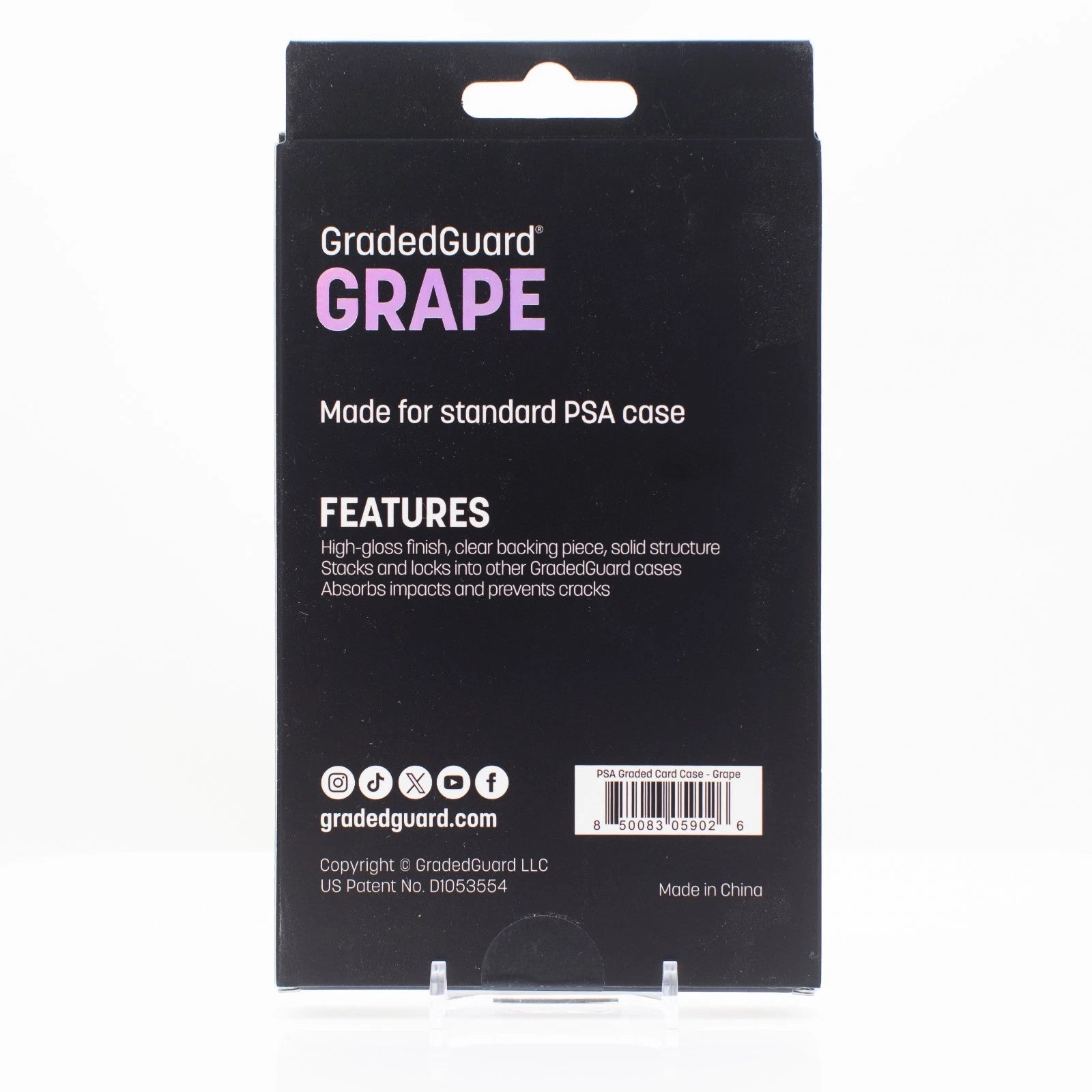 GradedGuard PSA Graded Case Guard Protector Grape Limited Edition New
