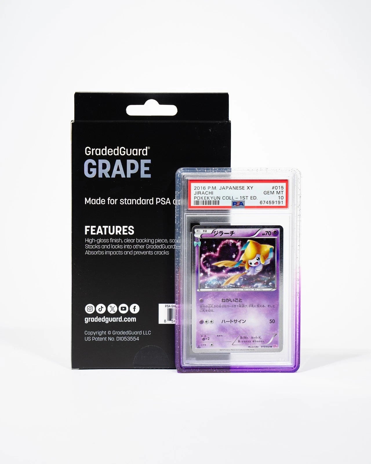 GradedGuard PSA Graded Case Guard Protector Grape Limited Edition New
