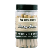 Blazy Susan Unbleached Cones - 53mm 50pk