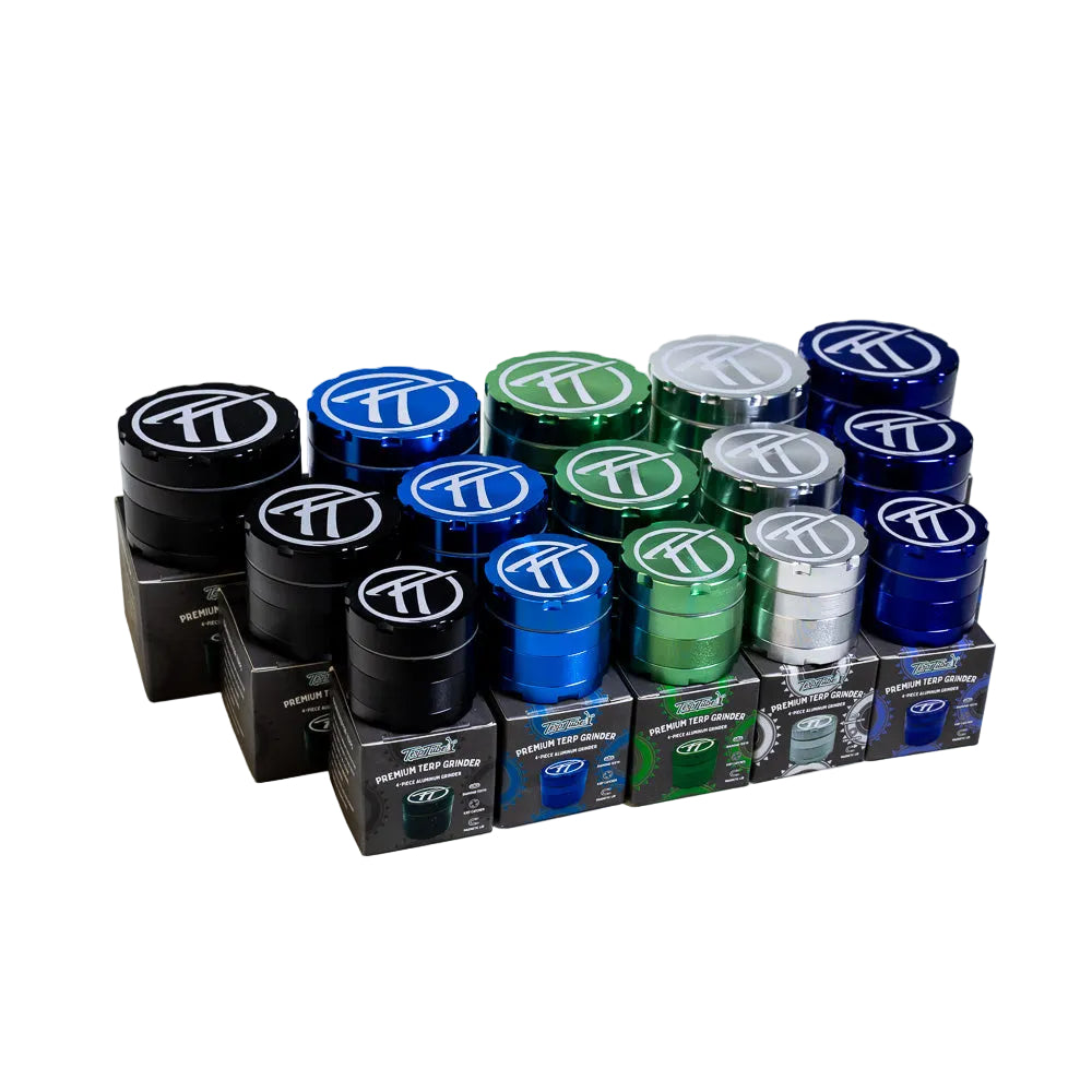 Terp Tube Premium Terp 4-Piece Grinder 62mm
