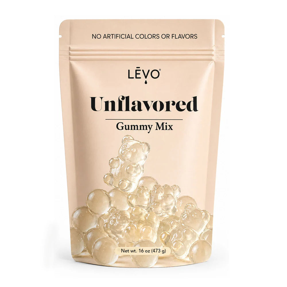 LĒVO Gummy Mix - Unflavored - Sugar Free (16 oz)
