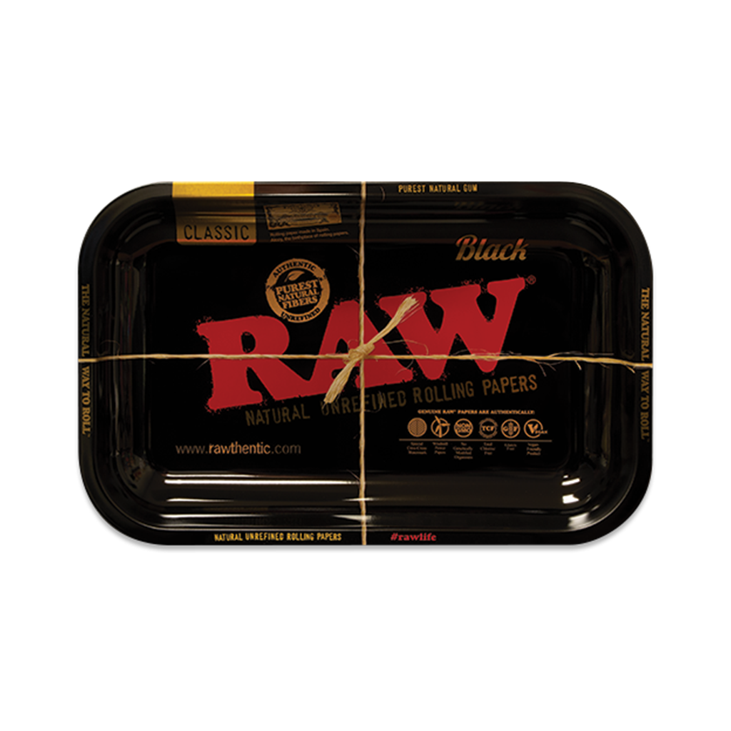 Raw Rolling Tray- Classic Black